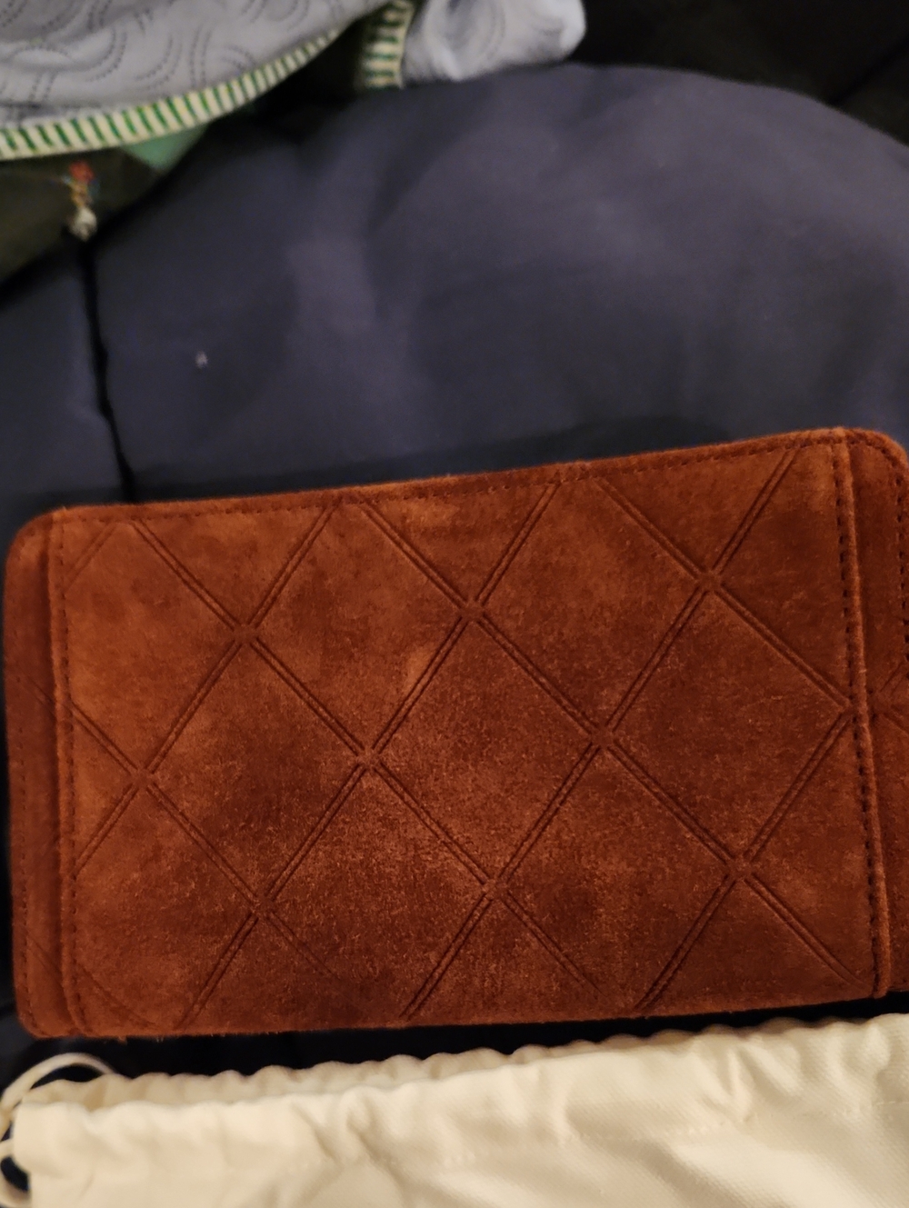 Hammitt Bryant Chocolate Diamond Suede with Antique Gold Hardware - Picture 3 of 5